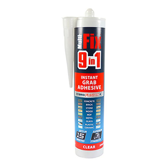 TIMCO 9 in 1 Instant Grab Adhesive 290ml Clear