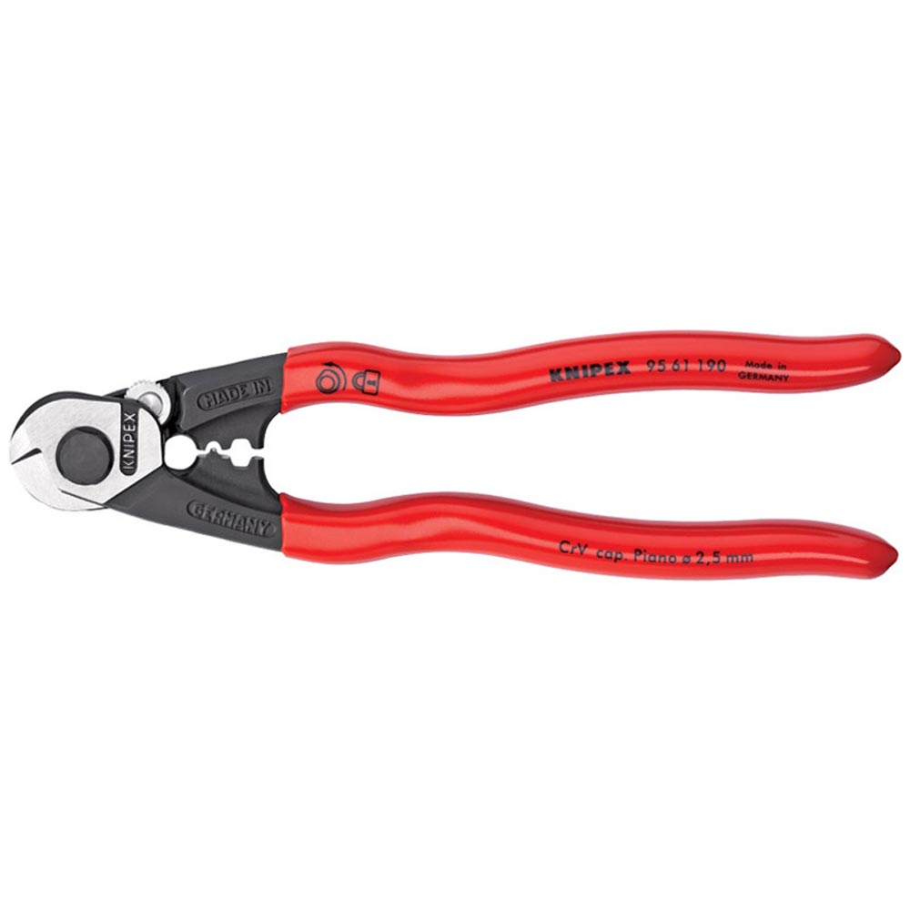 Knipex 190mm 190mm Forged Wire Rope Cutters