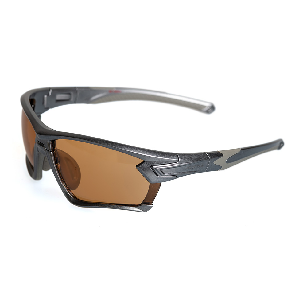 BZ Optics Tour Sunglasses Photochromic HD Copper Lenses Graphite Frame