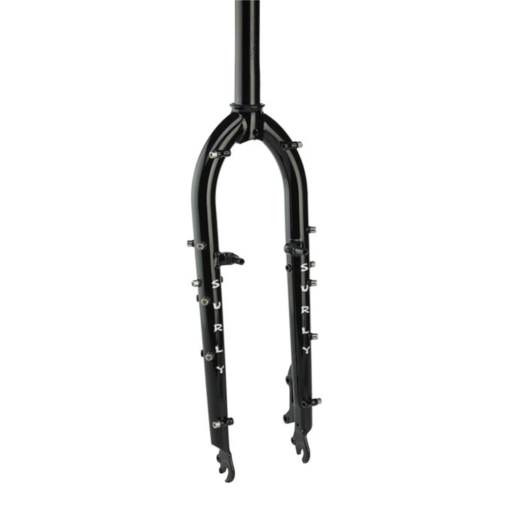 Surly Troll Non-Suspension Corrected Disc Forks 1-1/8" A-C 420mm Black