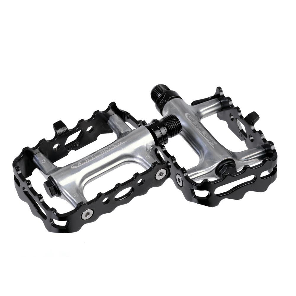 Genetic Pro Sealed Bearing MTB Cage Pedals 9/16" Black/Silver