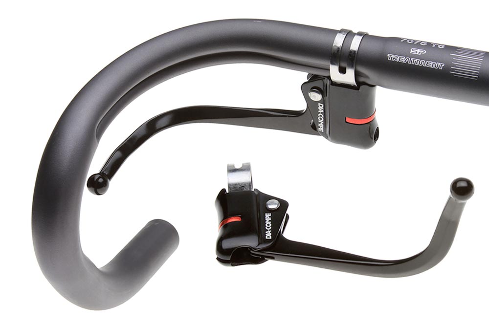 Dia-Compe DC139 Curved Alloy Road Safety Levers 22.2 or 23.8mm Clamp