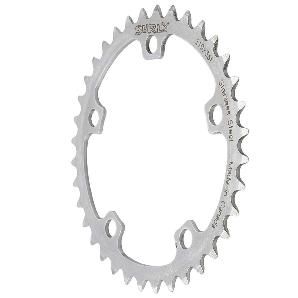 Surly Stainless Steel 5 Arm Chainring 6-9 Speed 130 BCD 38-50T