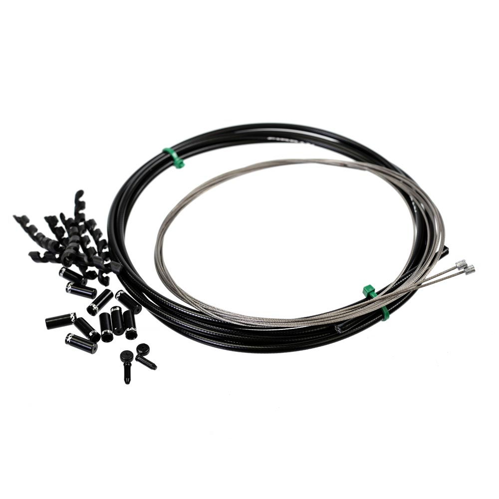 Fibrax Dropper Seat Post Cable Kit Ultra Light Weight Black