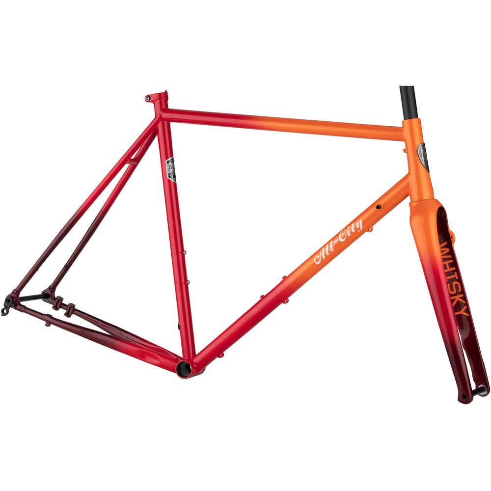 All-City Bikes Zig Zag Road Disc Frameset Red/Orange fade 46cm