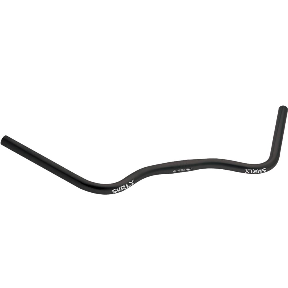 Surly Open Bars 666mm Wide 25.4mm Clamp 53 Degree Black
