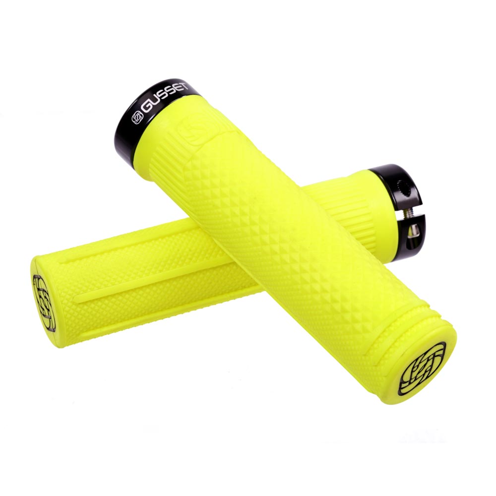 Gusset Grips S2 Clamp-On Extra Soft Compound Handlebar Grips 133mm