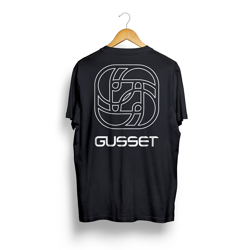 Gusset Components Black Logo T-Shirt