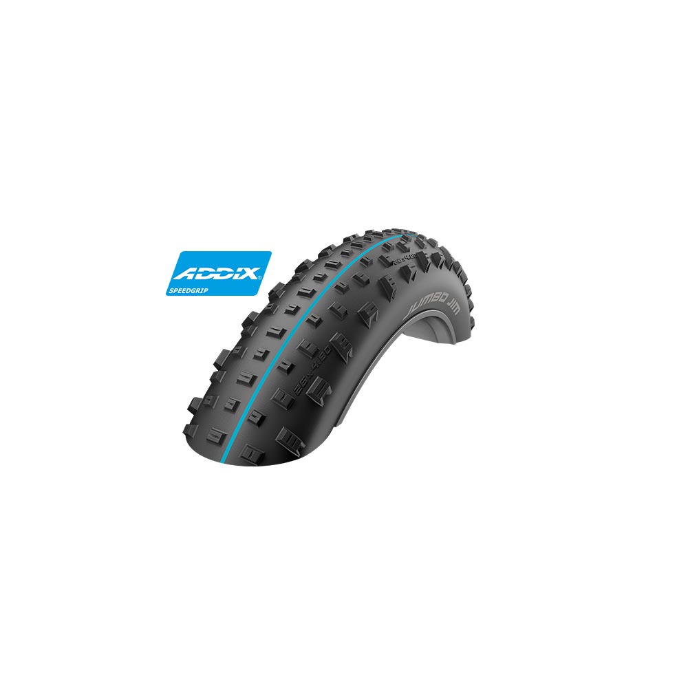 Schwalbe Jumbo Jim Addix SpeedGrip Snakeskin TL Fatbike Tyre