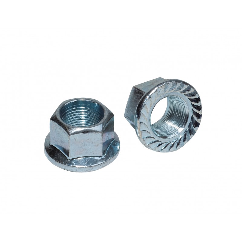 Weldtite Serrated Washer Track Nuts Pair 9mm