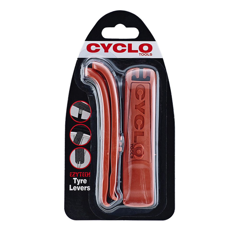 Cyclo Tools Ezytech Tyre Levers Set of 3 Red